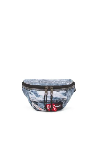 Diesel springer Sac banane en denim trompe-l&rsquo;œil