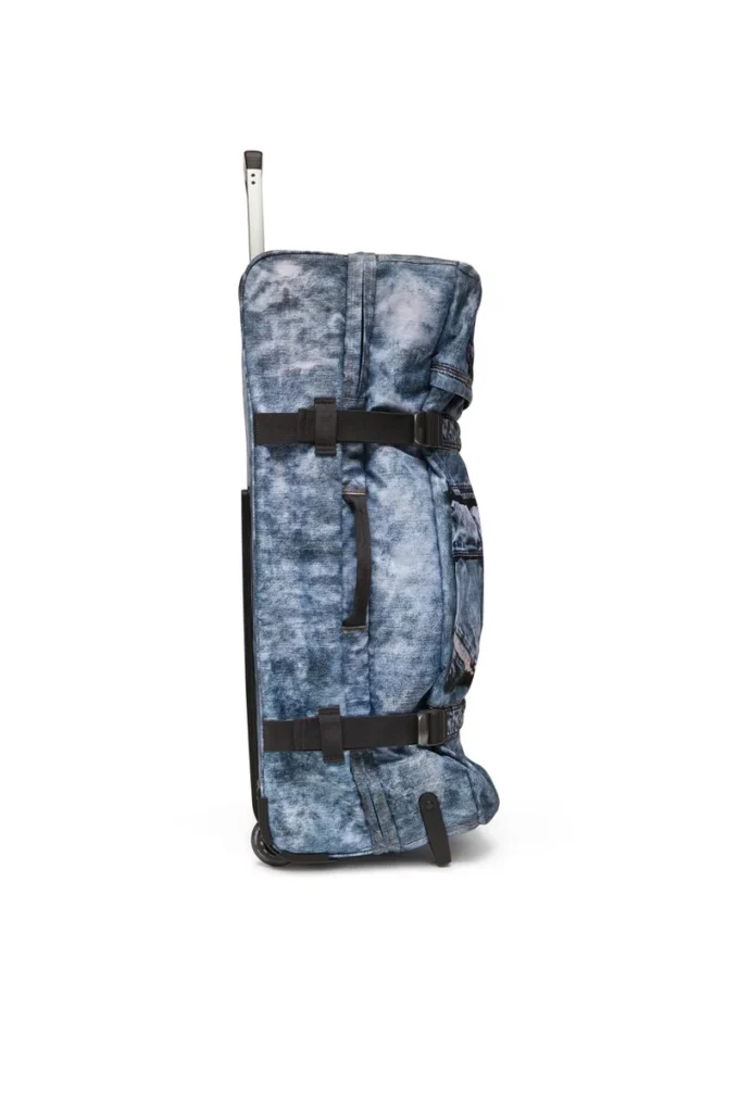 Diesel transit&rsquo;r l Valise à roulettes en denim trompe-l&rsquo;œil