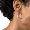 dl1361040 bijou en argent sterling Boucle d&rsquo;oreille en argent sterling