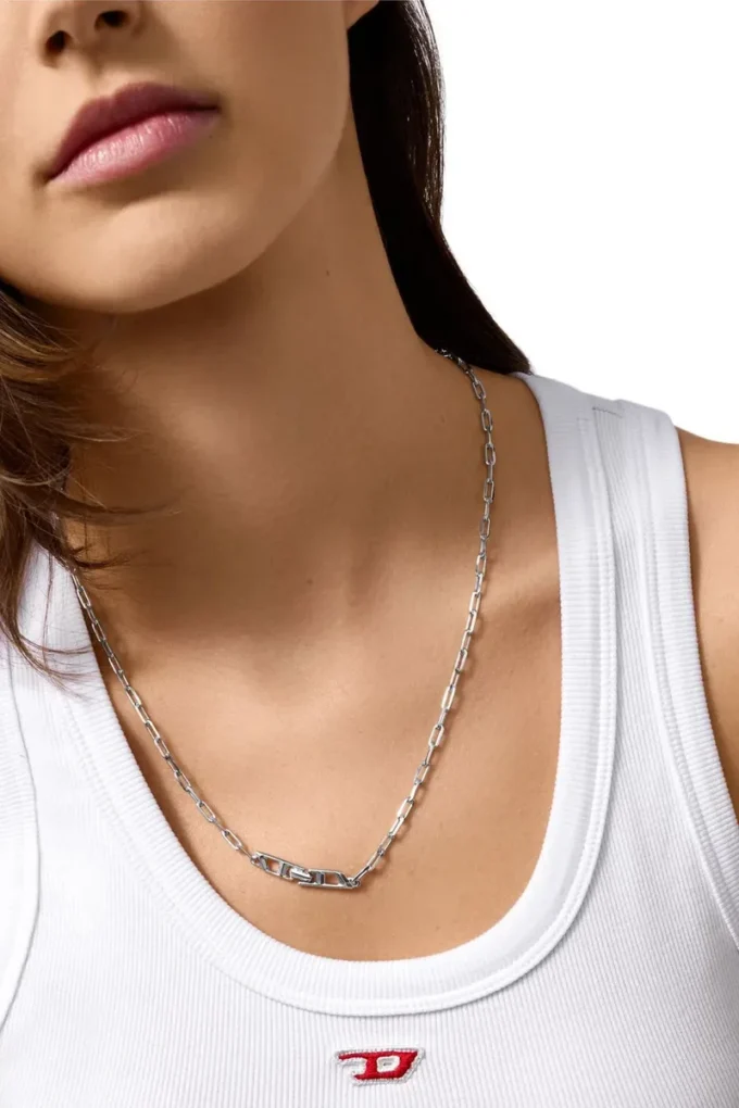 dl1364040 bijou en argent sterling Collier à chaîne en argent sterling
