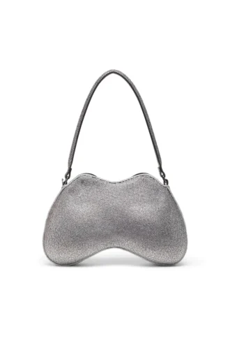 double-d épaule Sac à bandoulière Double-D entièrement recouvert de cristaux