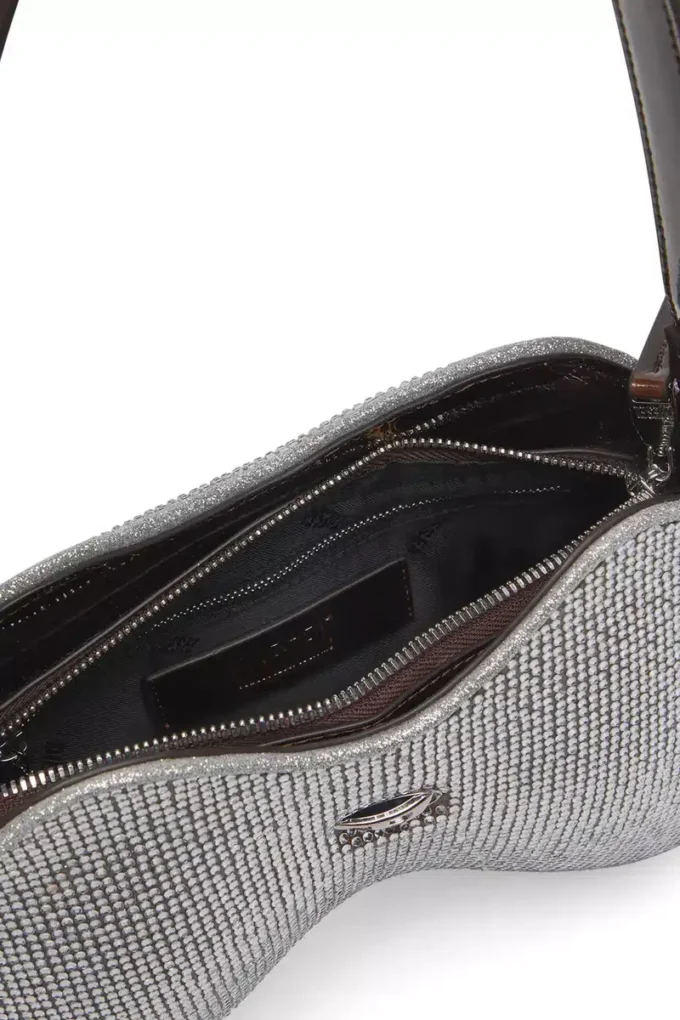 double-d épaule Sac à bandoulière Double-D entièrement recouvert de cristaux