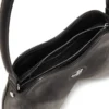 double-d shoulder Sac à bandoulière Double-D-Rigid en PU brossé
