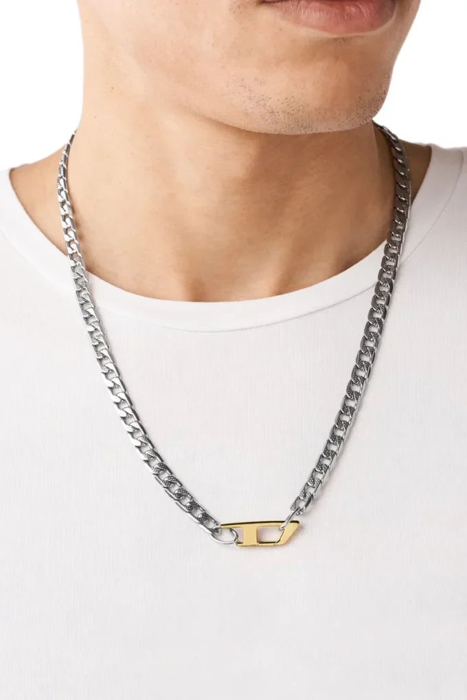 dx1343 Collier à chaîne en acier inoxydable