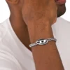 dx1469 Bracelet à chaîne en acier inoxydable