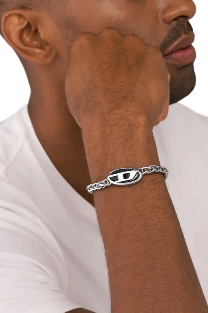 dx1469 Bracelet à chaîne en acier inoxydable