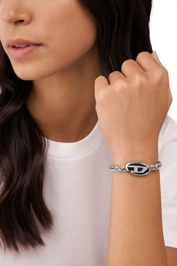 dx1469 Bracelet à chaîne en acier inoxydable