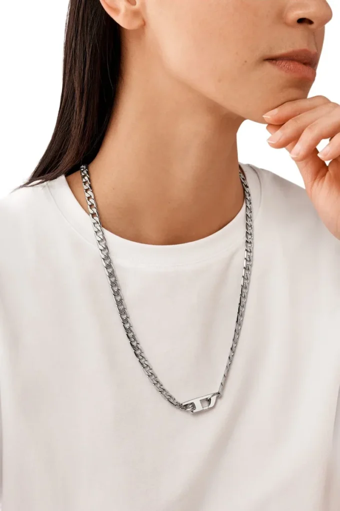 dx1497 Collier à chaîne en acier inoxydable