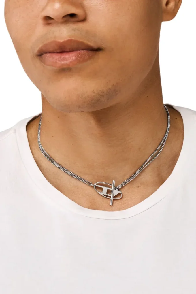 dx1534040 Collier à chaîne en acier inoxydable
