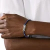 dx1544040 bijou Bracelet à perles en agate bleue