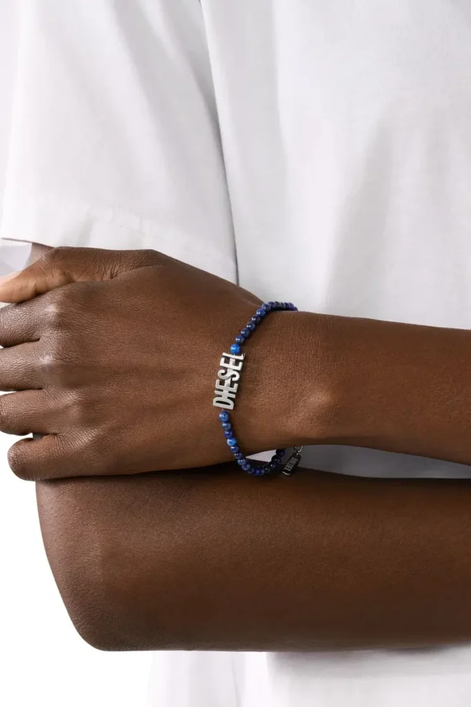 dx1544040 bijou Bracelet à perles en agate bleue