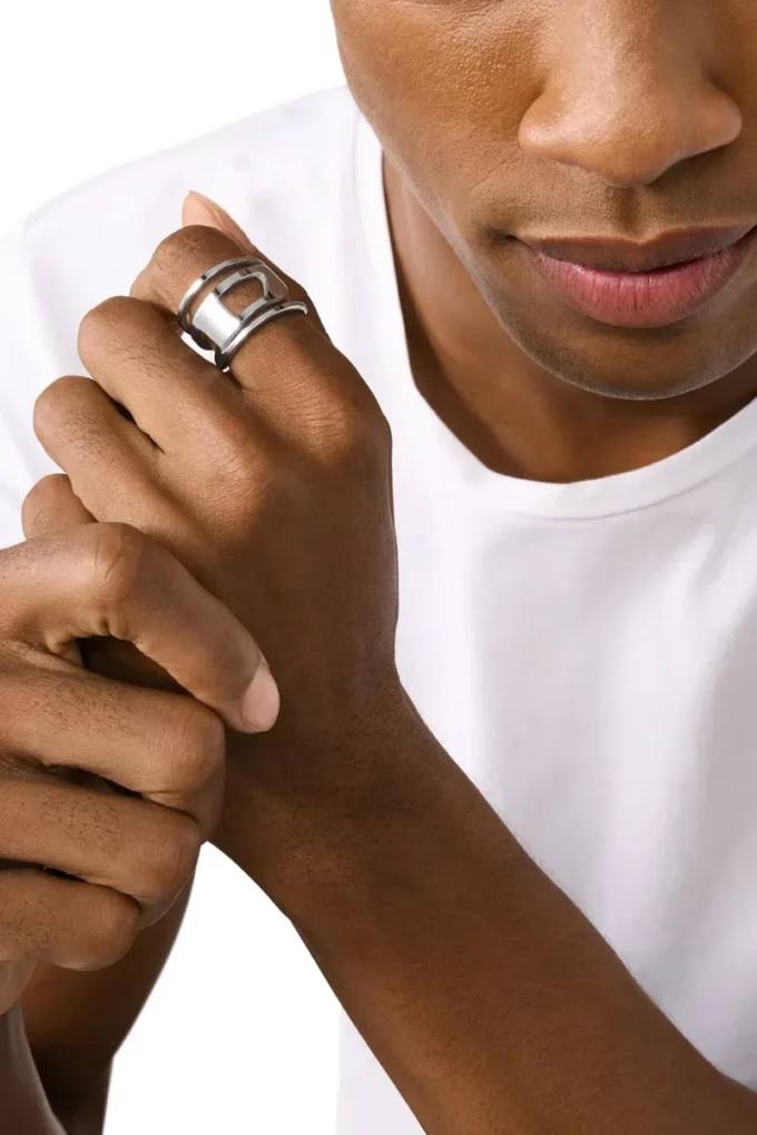 dx1548040 bijou Bague en acier inoxydable