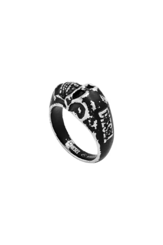 dx1579040 bijou Bague tête de mort en acier inoxydable
