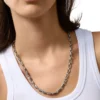 dx1582040 bijou Collier chaîne en acier inoxydable