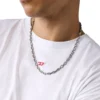 dx1582040 bijou Collier chaîne en acier inoxydable