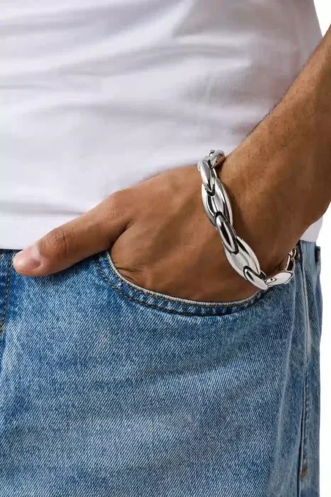 dx1585040 bijou Bracelet chaîne en acier inoxydable