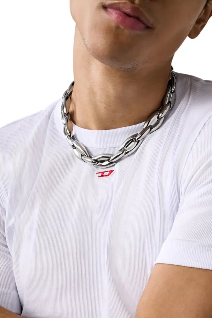 dx1586040 bijou Collier à chaîne en acier inoxydable