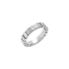 dx1591040 bijou Bague à bande en acier inoxydable
