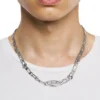 dx1600040 Collier à chaîne en acier inoxydable et laiton