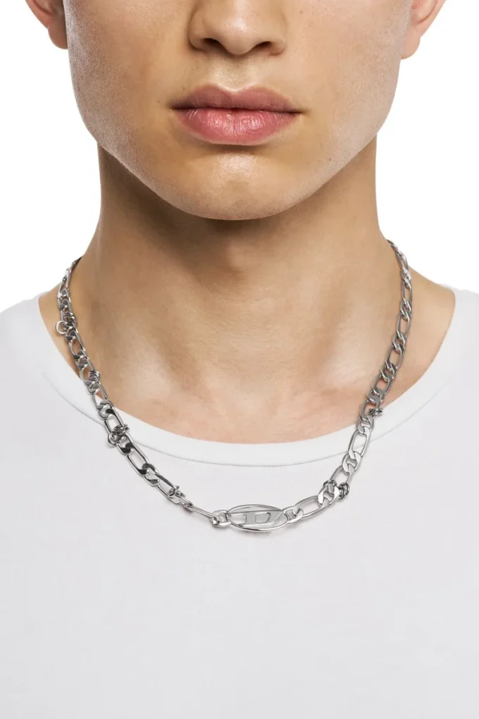 dx1600040 Collier à chaîne en acier inoxydable et laiton