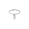 dx1603040 Bague à breloque en acier inoxydable