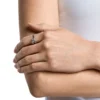 dx1603040 Bague à breloque en acier inoxydable