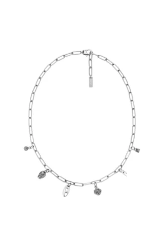 dx1605040 Collier à breloques en acier inoxydable
