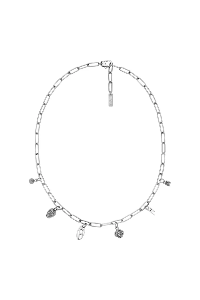 dx1605040 Collier à breloques en acier inoxydable