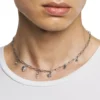 dx1605040 Collier à breloques en acier inoxydable