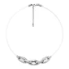 dx1615040 Collier chaîne Metamorph en acier inoxydable et silicone