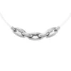 dx1615040 Collier chaîne Metamorph en acier inoxydable et silicone