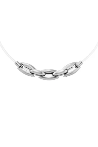 dx1615040 Collier chaîne Metamorph en acier inoxydable et silicone