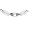 dx1616040 Collier chaîne Metamorph en acier inoxydable et silicone