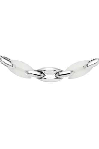 dx1616040 Collier chaîne Metamorph en acier inoxydable et silicone