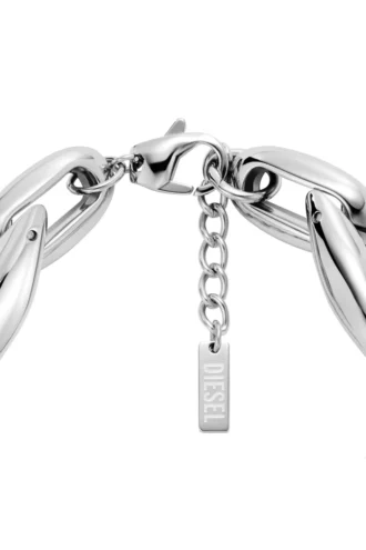 dx1617040 Bracelet chaîne Metamorph en acier inoxydable et silicone