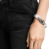 dx1617040 Bracelet chaîne Metamorph en acier inoxydable et silicone