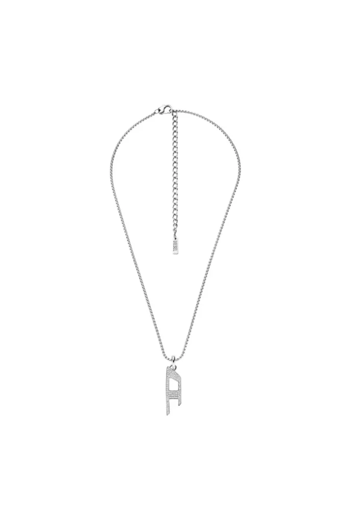 dx1624040 bijoux Collier pendentif en acier inoxydable