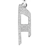 dx1624040 bijoux Collier pendentif en acier inoxydable