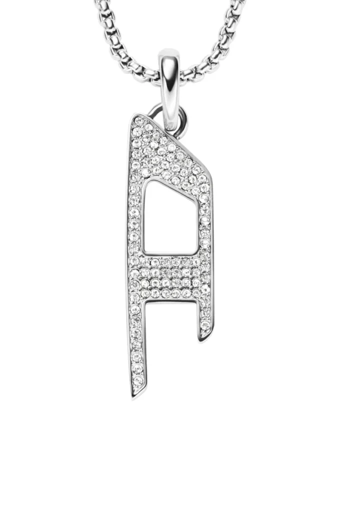 dx1624040 bijoux Collier pendentif en acier inoxydable