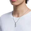 dx1624040 bijoux Collier pendentif en acier inoxydable