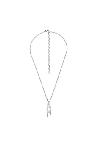 dx1625040 bijoux Collier pendentif en acier inoxydable avec logo D