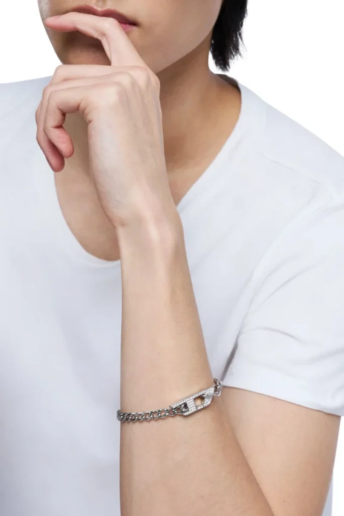 dx1627040 bijoux Bracelet à chaîne en acier inoxydable