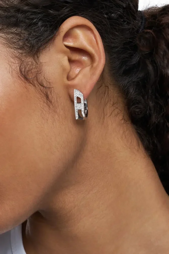 dx1628040 bijoux Boucles d&rsquo;oreilles créoles en acier inoxydable