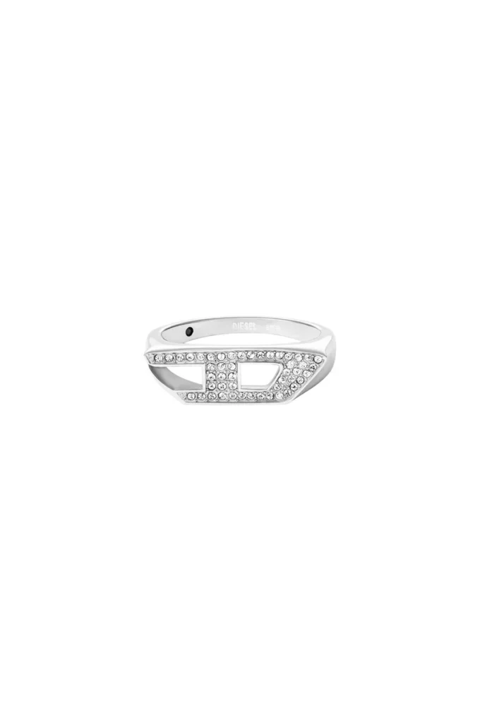 dx1629040 bijoux Bague chevalière en acier inoxydable