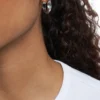 dx1631040 bijoux Boucles d&rsquo;oreilles créoles en acier inoxydable