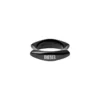 dx1632001 bijoux Bague bande en acier inoxydable noir