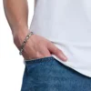 dx1633040 bijoux Bracelet chaîne en acier inoxydable