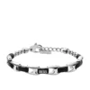 dx1634931 bijoux Bracelet chaîne en acier inoxydable bicolore