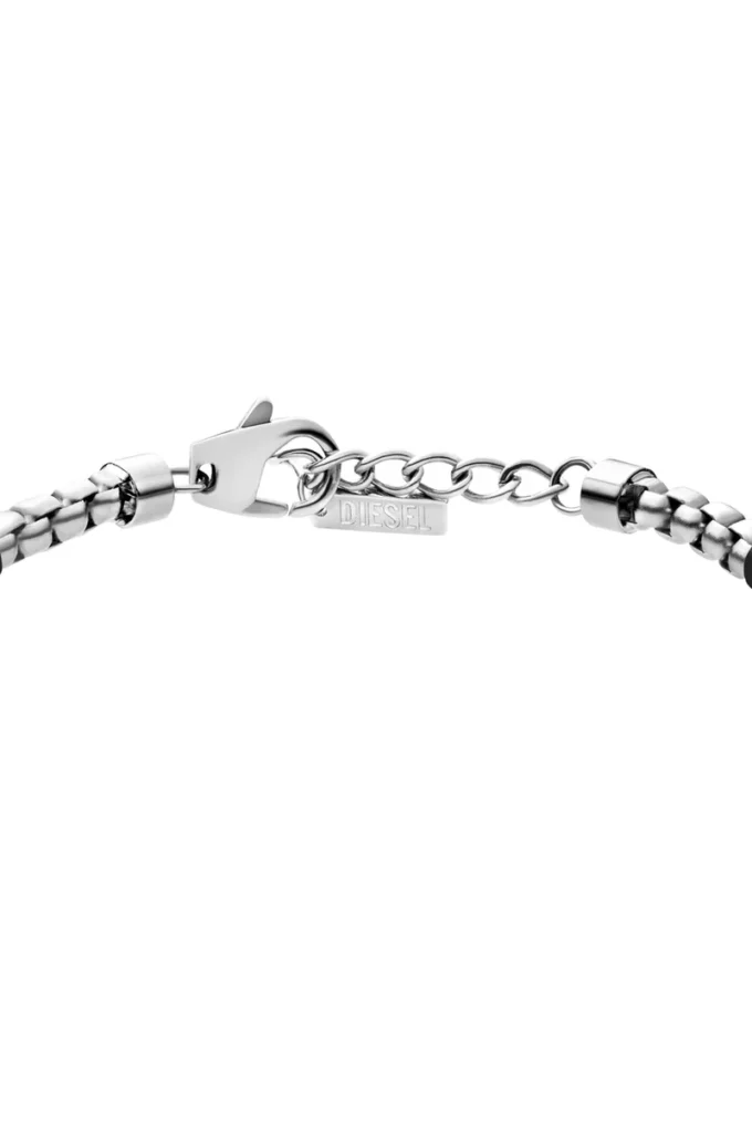 dx1634931 bijoux Bracelet chaîne en acier inoxydable bicolore