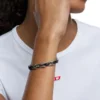 dx1634931 bijoux Bracelet chaîne en acier inoxydable bicolore